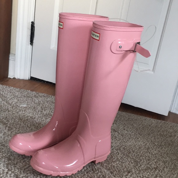 Hunter Pastel Pink Tall Boot | Poshmark